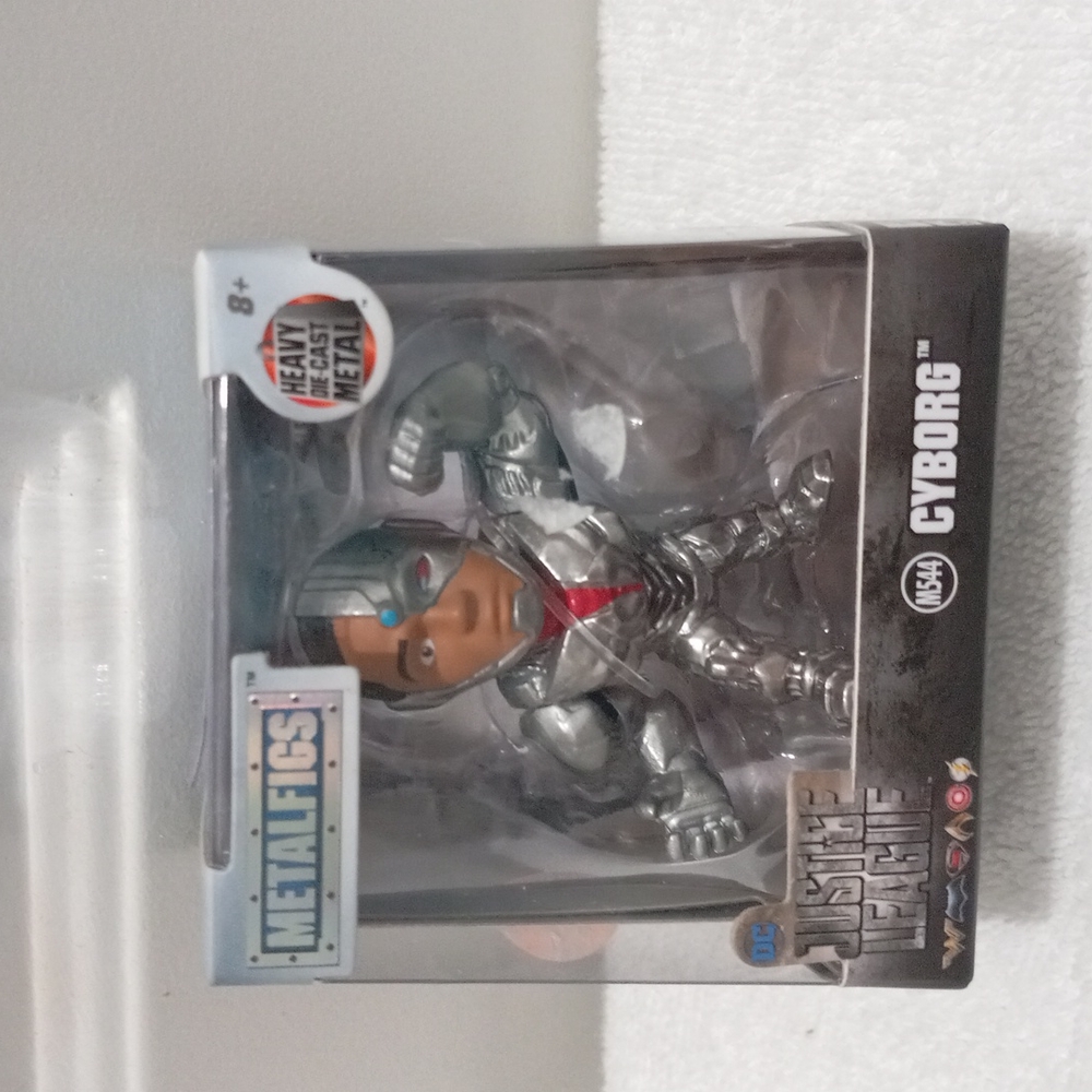 Metalfigs,Justice League,Cyborg, Heavy die cast metal